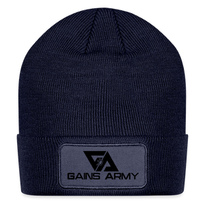 Patch Beanie - navy